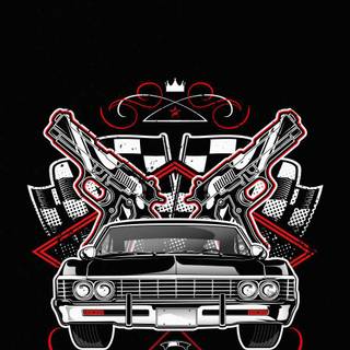 Lowrider phone wallpaper