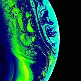 Green iPhone X wallpaper