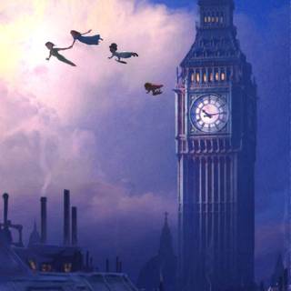 Peter Pan iPhone wallpaper