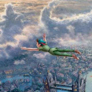 Peter Pan iPhone wallpaper
