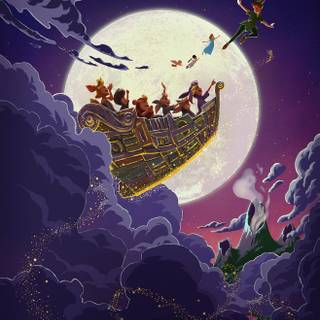 Peter Pan iPhone wallpaper