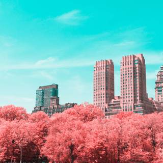 Central Park iPhone wallpaper