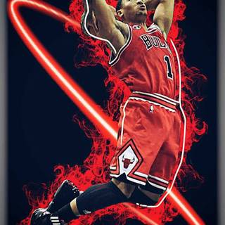Derrick Rose phone wallpaper