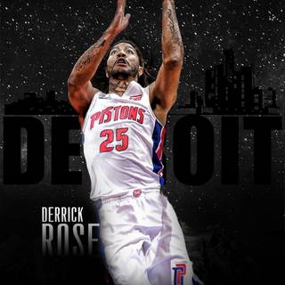 Derrick Rose phone wallpaper