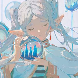 Frieren 4k wallpaper