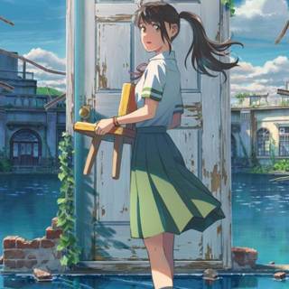 Suzume phone wallpaper