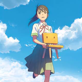 Suzume phone wallpaper