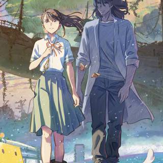 Suzume phone wallpaper