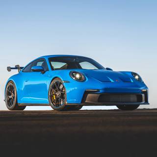 Blue Porsche 911 GT3 wallpaper