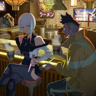 Edgerunners phone wallpaper