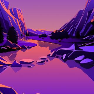 iPhone 14 Pro Max purple wallpaper