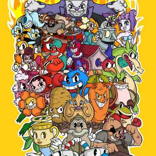 Cuphead iPhone wallpaper