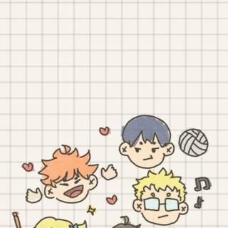 Cute Haikyuu phone wallpaper