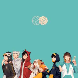 Cute Haikyuu phone wallpaper