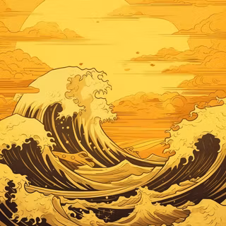 Yellow paint wallpaper