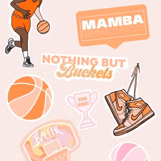 Preppy basketball wallpaper