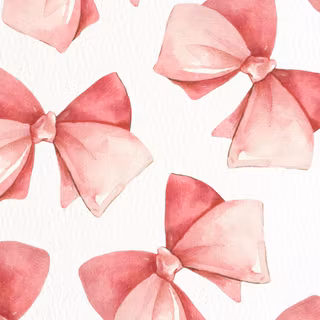 Pink bows wallpaper