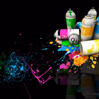 Cool paint wallpaper