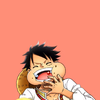 Luffy eating wallpaper