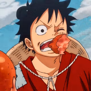 Luffy eating wallpaper