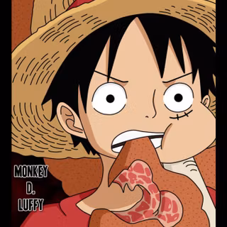 Luffy eating wallpaper