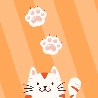 Vintage cat wallpaper