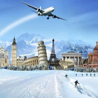 Travel winter wallpaper