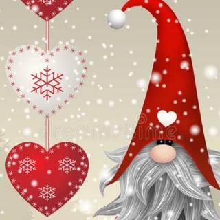 Gnome Valentine’s Day wallpaper