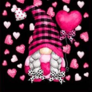 Gnome Valentine’s Day wallpaper