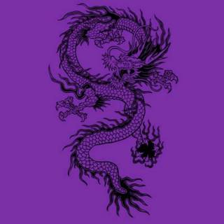 Purple Chinese wallpaper