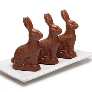 Chocolate Easter bunny wallpaper