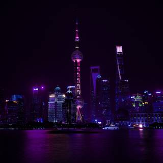 Purple Chinese wallpaper