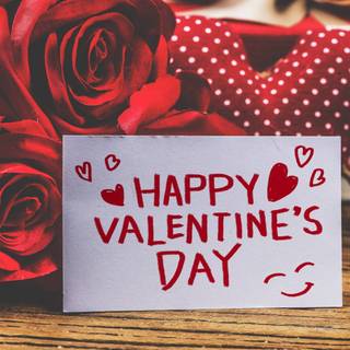 Happy Valentine’s Day flowers wallpaper