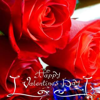 Happy Valentine’s Day flowers wallpaper