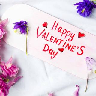 Happy Valentine’s Day flowers wallpaper
