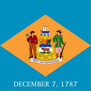 Delaware flag wallpaper