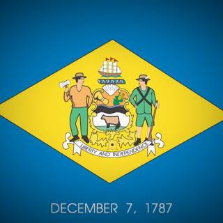 Delaware flag wallpaper