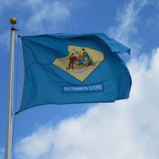 Delaware flag wallpaper