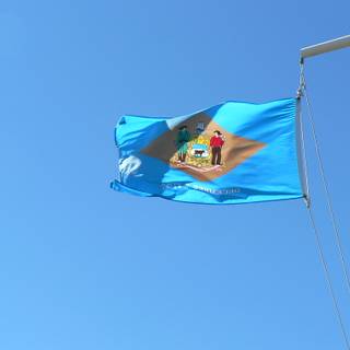 Delaware flag wallpaper