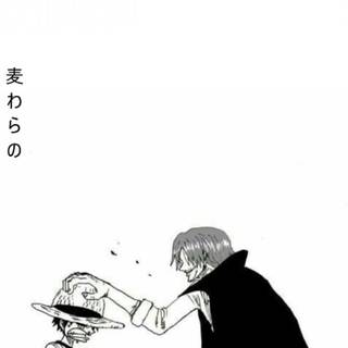 Luffy vs Shanks wallpaper