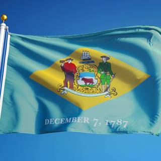 Delaware flag wallpaper