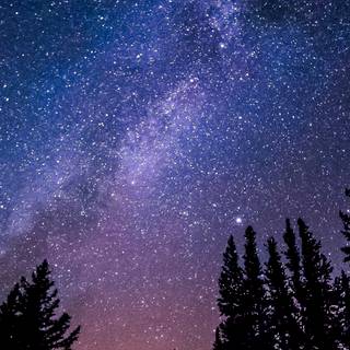 Winter sky PC wallpaper