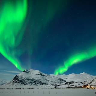 Winter sky PC wallpaper