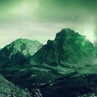 Winter sky PC wallpaper