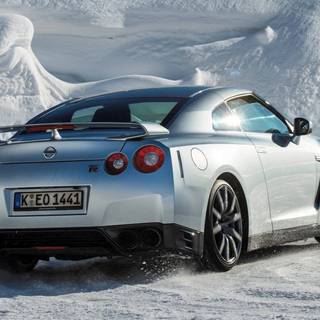 4k car winter wallpaper