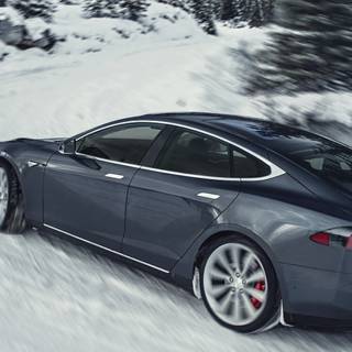 4k car winter wallpaper