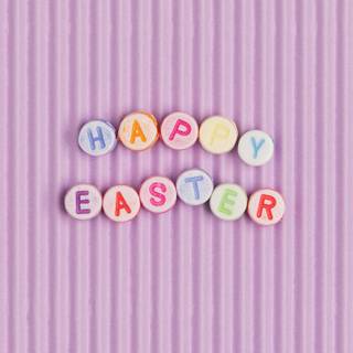 Happy Easter aesthetic wallpaper