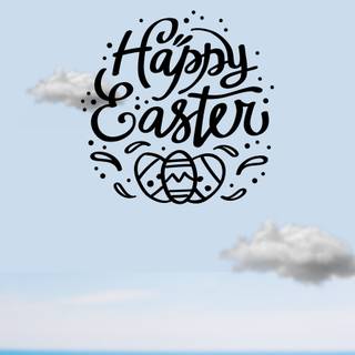 Happy Easter aesthetic wallpaper