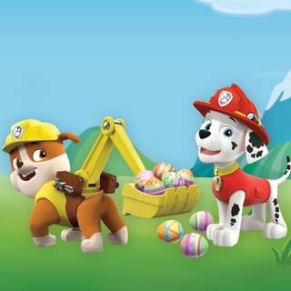 Paw Patrol Easter wallpaper