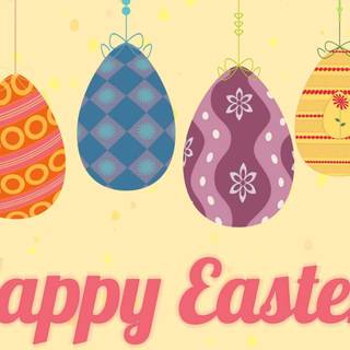 Happy Easter aesthetic wallpaper